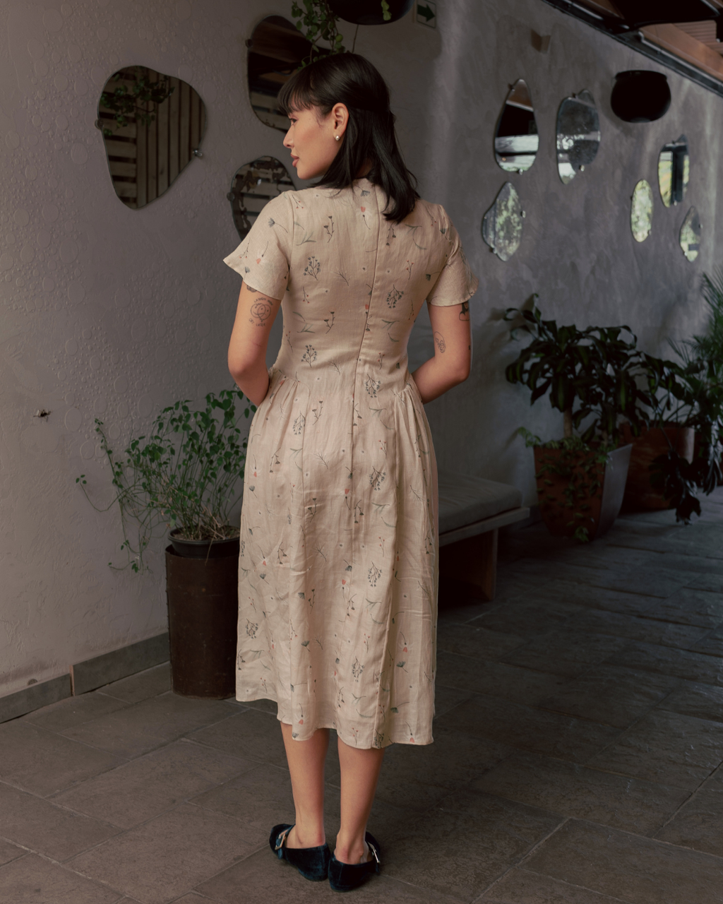 vestido bouquet.
