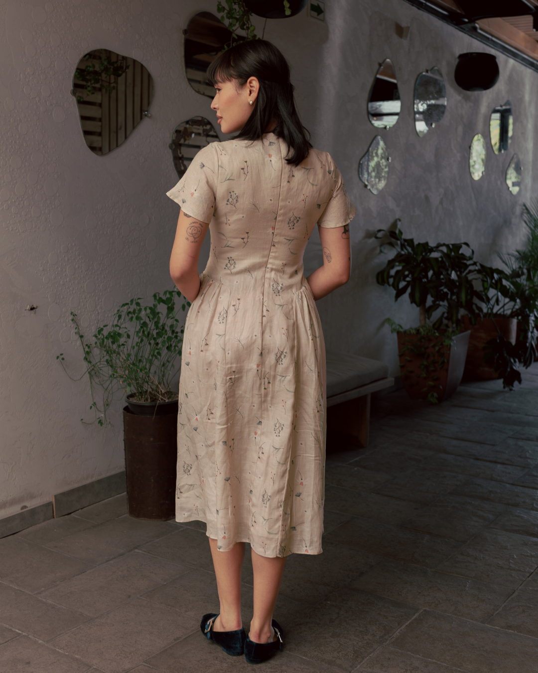 vestido bouquet.