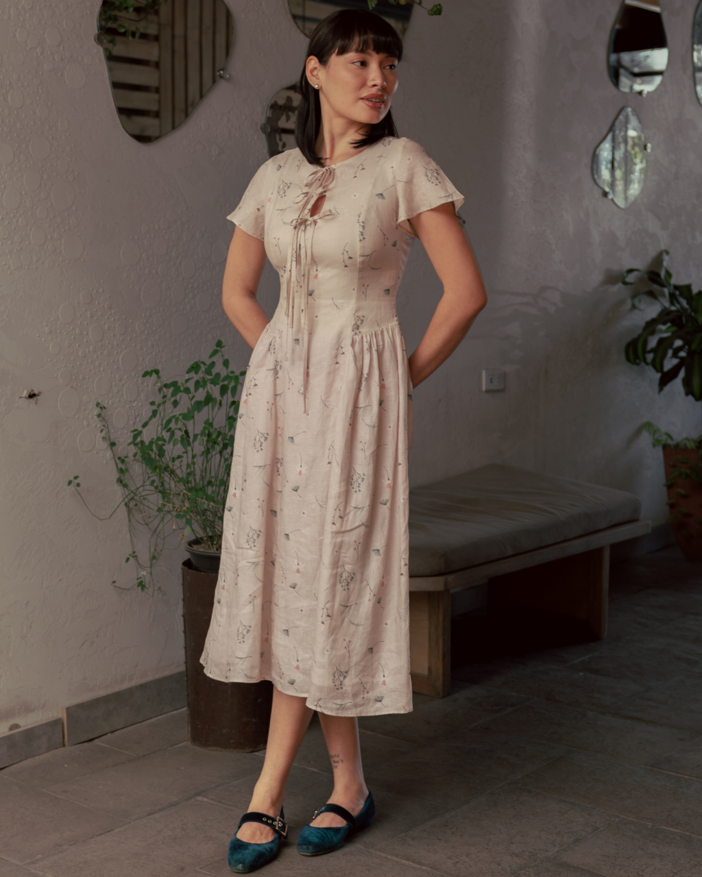 vestido bouquet.